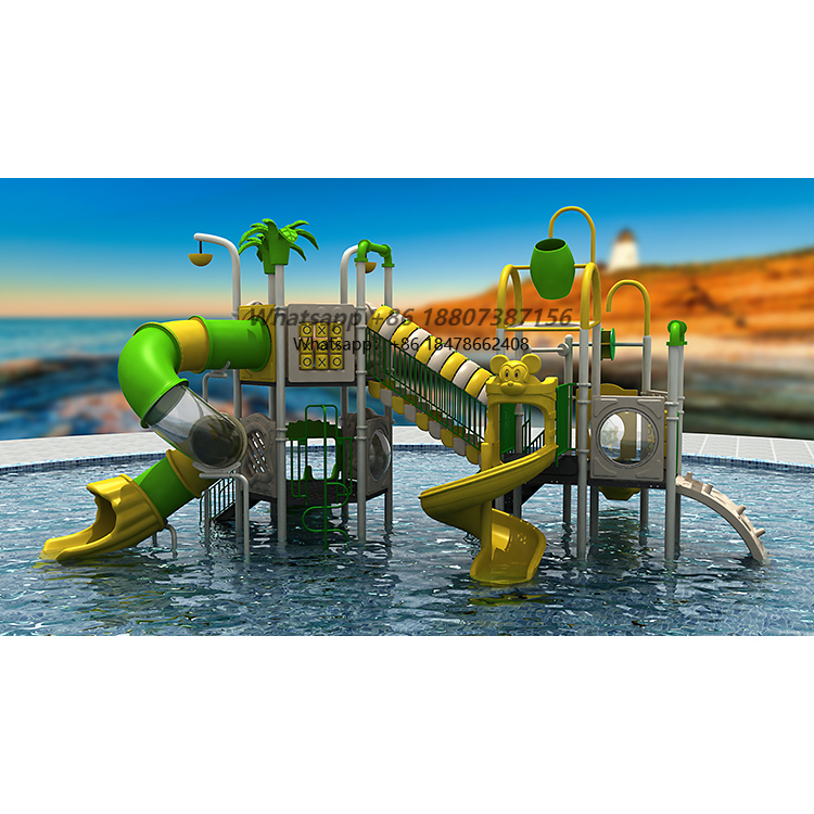 Aquatic Zone - สไลเดอร์น้ำสไตล์ริมทะเล โซนสนุกทางน้ำสำหรับเด็ก กระตุ้นความอยากรู้อยากเห็น เล่นแบบทีม สนุกสนานและเรียนรู้อย่างมีกิจกรรม