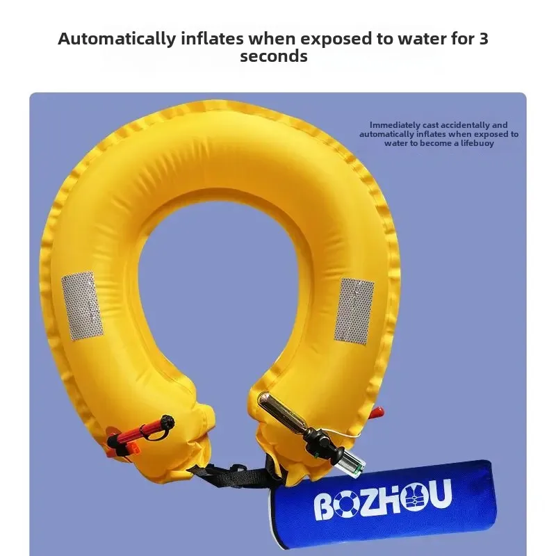 เสื้อชูชีพตกปลาแบบพองลมอัตโนมั - Life Jacket Buoyancy บทวิจารณ์และราคา
