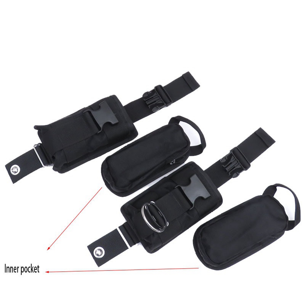 ยอดนิยมใหม่ 2 ชิ้นอะไหล่สีดํา  - Dive Weight Belt บทวิจารณ์และราคา