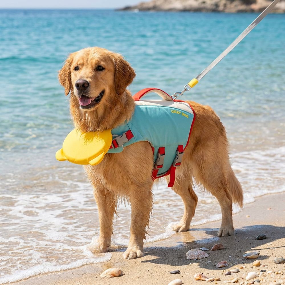 เสื้อชูชีพสุนัขที่มีแรงลอยตัวส - Life Jacket Buoyancy บทวิจารณ์และราคา